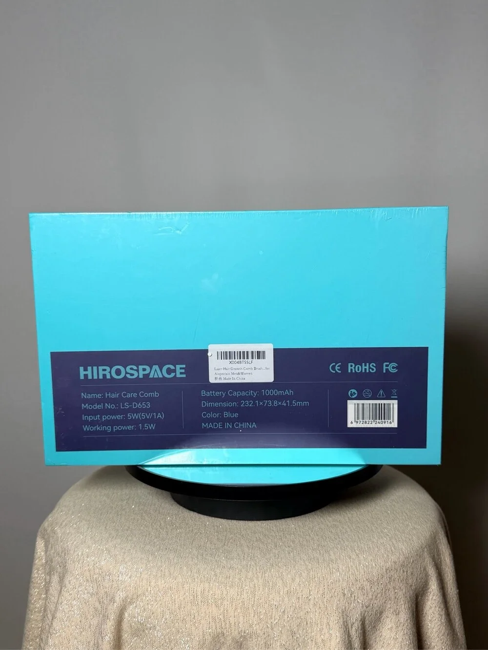 Lescolton X Hirospace Laser Hair Growth Comb LS-D653 Red Blue Light